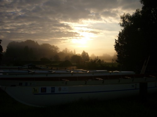 Sonnenuntergang zur Descente de l’Aa in Gravelin 2013 