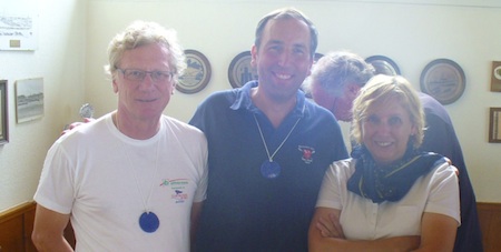 Die Wormser Teilnehmer nach der Siegerehrung: Michael Thier, Christian Schmidt, Doris Thier.