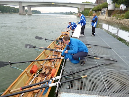 Die Vorbereitungen am Wormser Steg laufen auf vollen Touren!