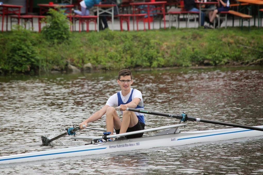 „Daniel Jung vom WRC - Regatta in Offenbach 2015