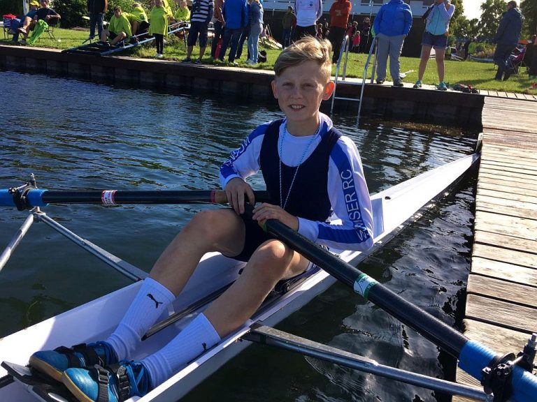 Nils Vogel vom Wormser Ruderclub Blau-Weiß