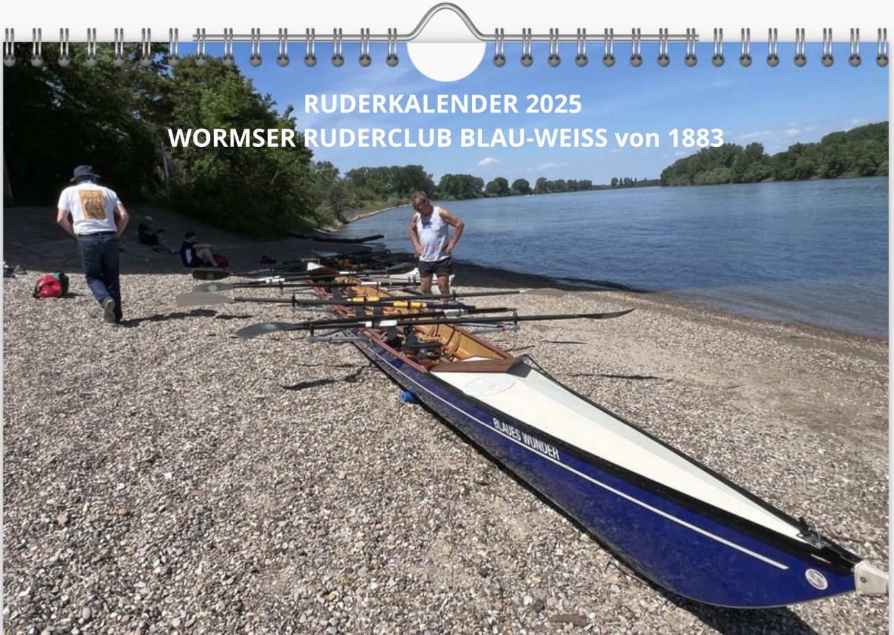 Ruderkalender 2025 des WRC - Titelseite